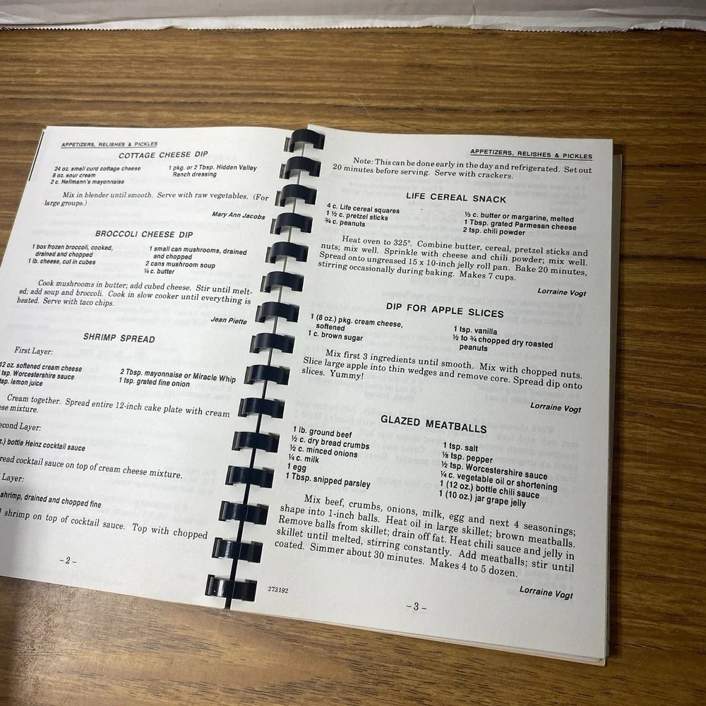 VTG Seasoned With Love Rennes Health Center Appleton Wisconsin Cookbook Comb